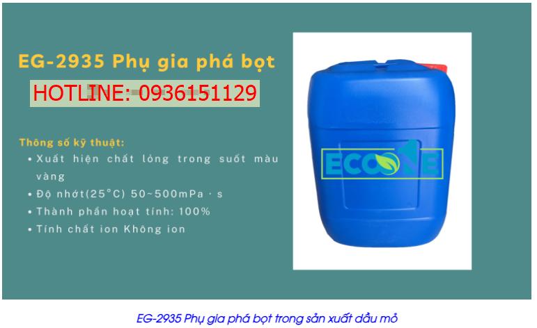 EG-2935 Phụ gia phá bọt trong sản xuất dầu mỏ